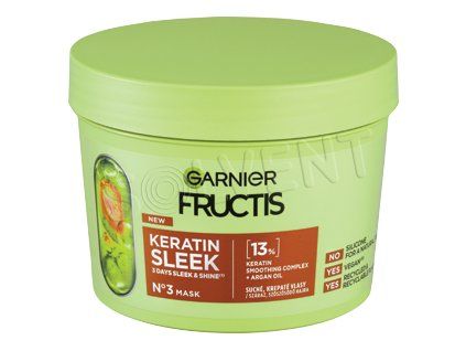 Fructis maska 370ml Keratin Sleek