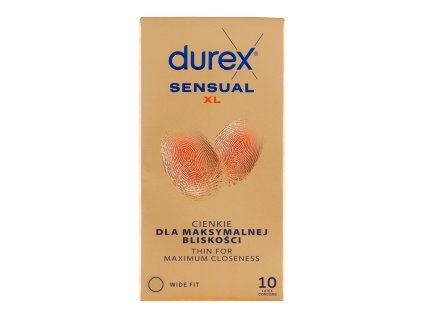Durex kondomy (10ks/kra) Sensual XL