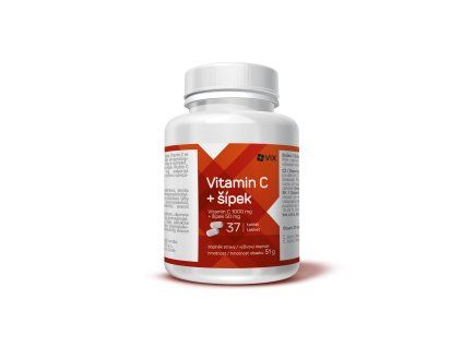 VIX Vitamin C 1000 + šípek (37tbl/kra)
