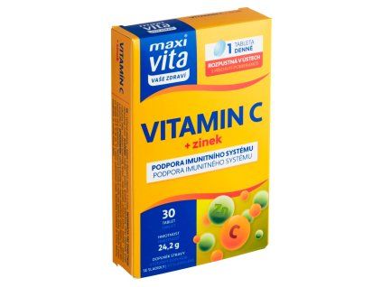 Maxi Vita vit C+zinek (30ks/kra)