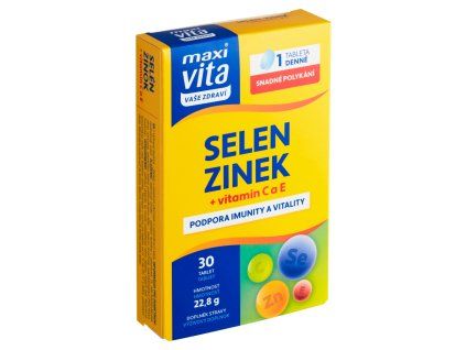 Maxi Vita Selen zinek+vit C E(30ks/kra)