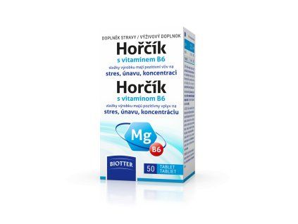 Biotter Hořčík s vitamín B6 (50tbl/kra)