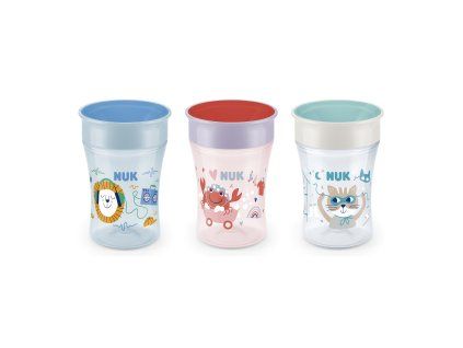 NUK hrnek 230ml Magic Cup s víčkem