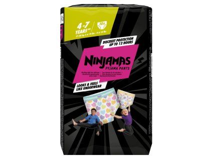 Pampers Ninjamas pyžamové noční kalhotky 10ks Srdce