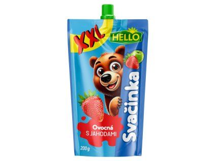 Hello svačinka XXL 200g s jahodami 6m+