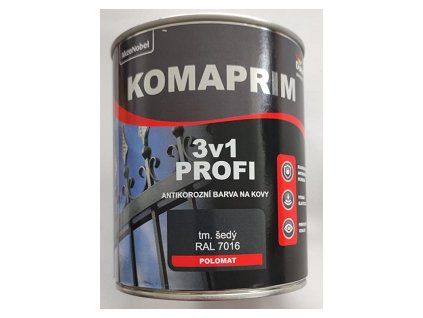 KOMAPRIM 3v1 0,75l RAL7016 tm šedý
