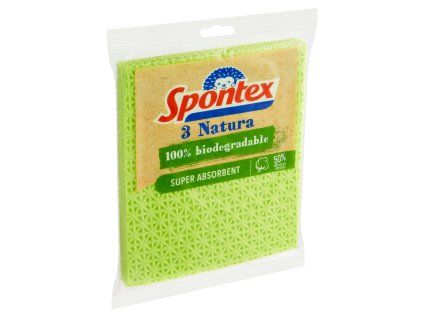 Spontex houbová utěrka Natura (3ks/bal)