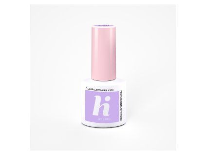 hi hybrid UV gel lak Clear Lavender 301