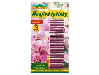 Tyčinky hnojivé na orchideje (20ks/bli)