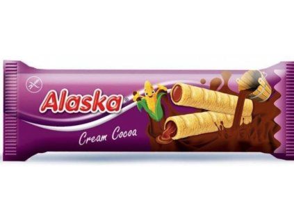 Alaska Kukuřičné trubičky kakaový krém 18 g