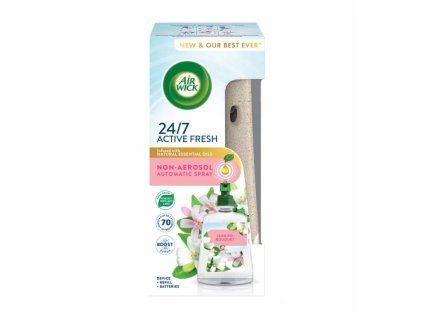 Air Wick Active Fresh difuzor + náplň 228ml Jasmínové květy