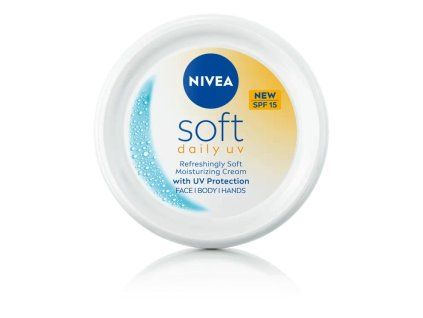 Nivea krém Soft kelímek 100ml Denní s UV ochranou SPF 15