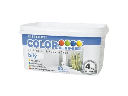 COLOR LINE bílý malířský nátěr 4kg