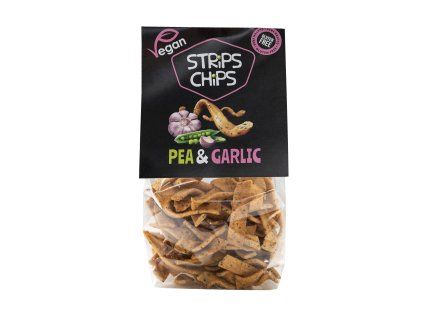 Strips Chips 80g hrachové s česnekem