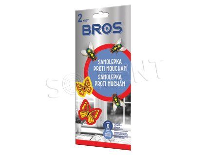 Bros samolepka (2ks/bli) mouchy