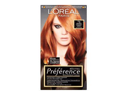 Préférence 74 mango intenzivní měděná