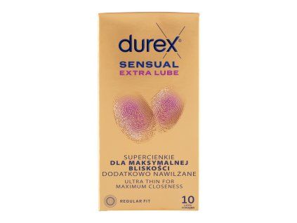 Durex kondomy (10ks/kra) Sens Ext Lube