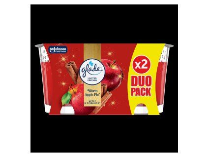 Glade DUO svíčky 2x112g Warm Apple Pie
