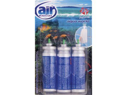 Air Menline Aqua World osvěžovač vzduchu, náhradní náplň 3 ks