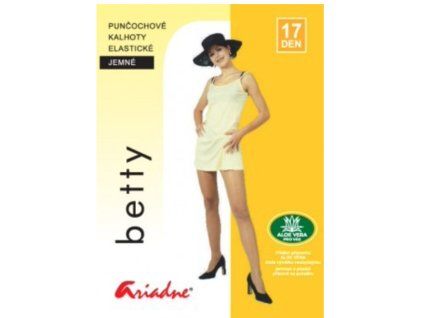 BETTY punčochové kalhoty 17den hnědá