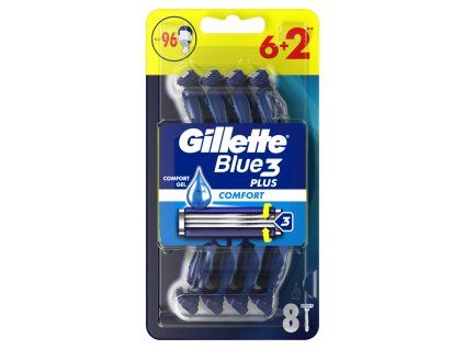 Gillette Blue3 Comfort jednorázová holítka 6+2ks
