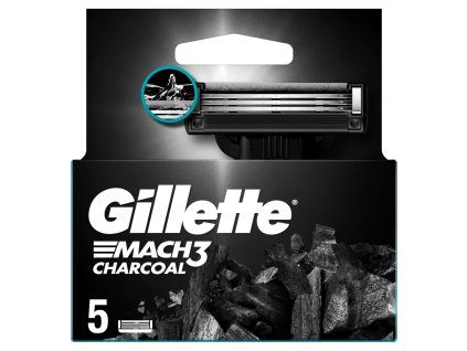 Gillette Mach3  5 ks Charcoal