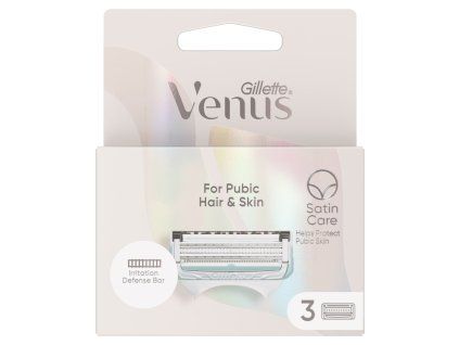 Gillette Venus Satin Care Pubic Hair & Skin 3 ks