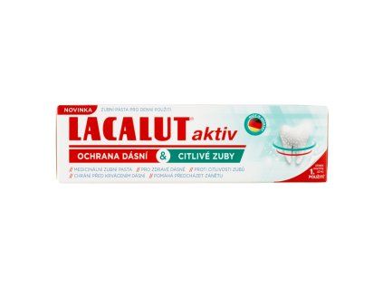 Lacalut Aktiv ochrana dásní & citlivé zuby 75 ml