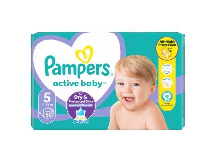 Pampers Active Value Pack Plus vel.5 50ks