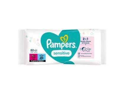 Pampers dětské ubrousky 80ks Sensitive