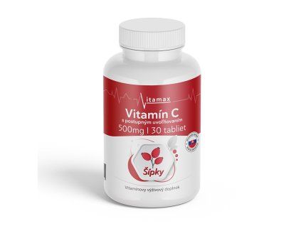 Vitamin C 500 mg - Šípek s prodlouženým účinkem