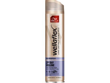Wellaflex 2nd Day Volume  lak na vlasy 250ml  No.4