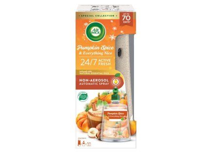 Air Wick Active Fresh difuzor + náplň 228ml Pumpkin Spice & Everything Nice Ks