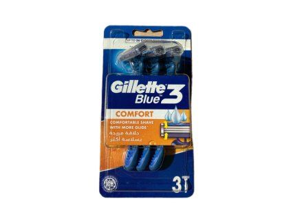 Gillette Jednorázový strojek Blue3 3ks Confort Ks