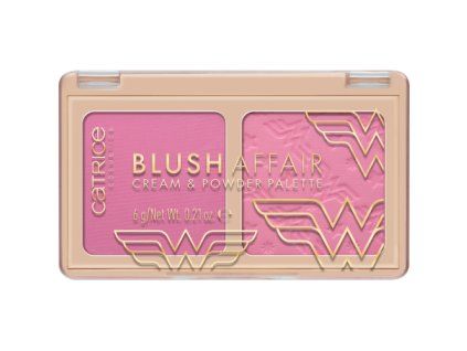 Catrice Wonder Woman Krémová a pudrová tvářenka Blush Affair 010