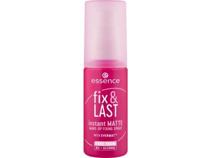 essence fixační sprej na make-up fix & LAST instant MATTE