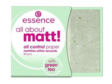 essence papírky proti mastnotě all about matt!