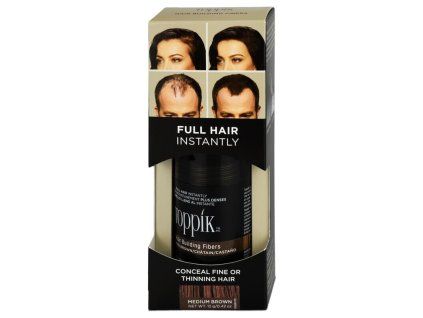 TOPPIK vlasová vlákna Medium brown, 12g