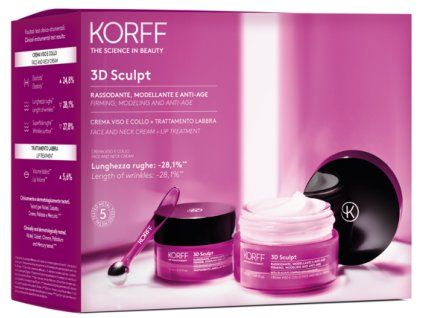 KORFF DÁRKOVÝ BALÍČEK 3D SCULPT - KRÉM 50 ml, LIP TREATMENT 15 ml ;