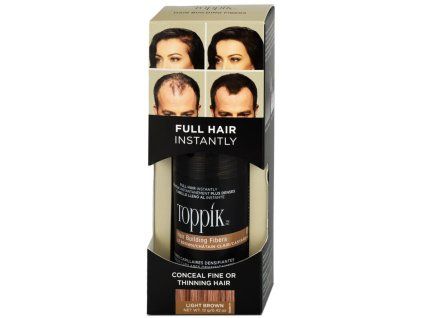 TOPPIK vlasová vlákna Light brown, 12g