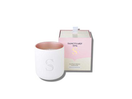 SANCTUARY SPA Svíčka LILIE&RůŽE 1 ks, 260 g
