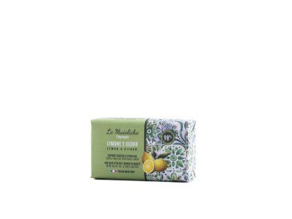ITERITALIA rostlinné mýdlo s olivovým olejem a bambuckým máslem - citron, 175 g