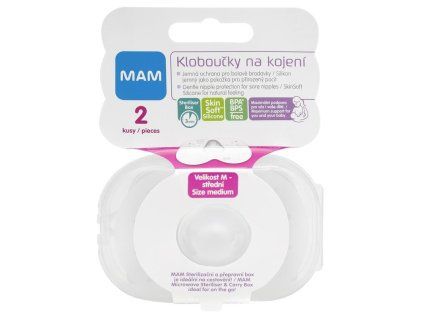 MAM PRSNÍ KLOBOUČKY 2 ks, vel. M (20 mm)