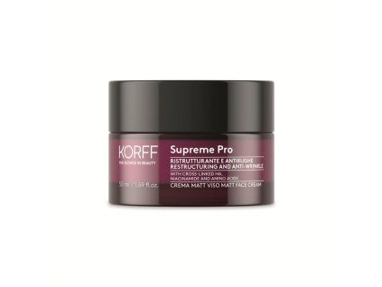 KORFF SUPREME PRO HYDRATAČNÍ PLEŤOVÝ KRÉM S MATUJÍCÍM EFEKTEM, 50 ml