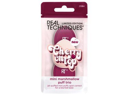 REAL TECHNIQUES Cherry On Top Mini houbičky Marshmallow Powder Puffs