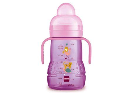 MAM TRAINER+ 220ml 4+, fialový