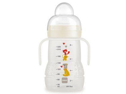 MAM TRAINER+ 220ml 4+, bílý