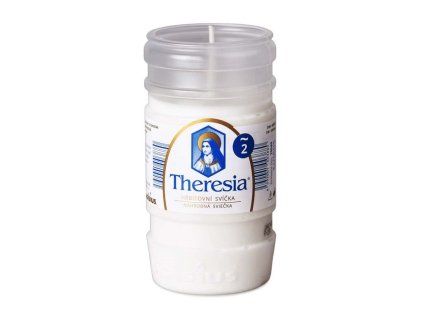 Theresia svíčka vklad 145g ~2dny bílá litá