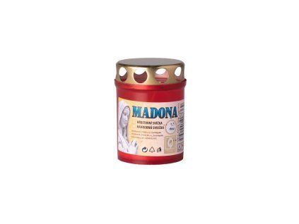 Madona víčko 90g ~1,5dne červená lisovaná