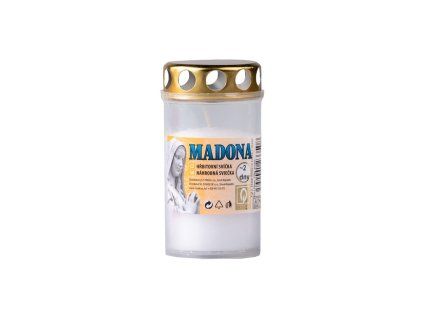 Madona víčko 135g ~2dny bílá lisovaná